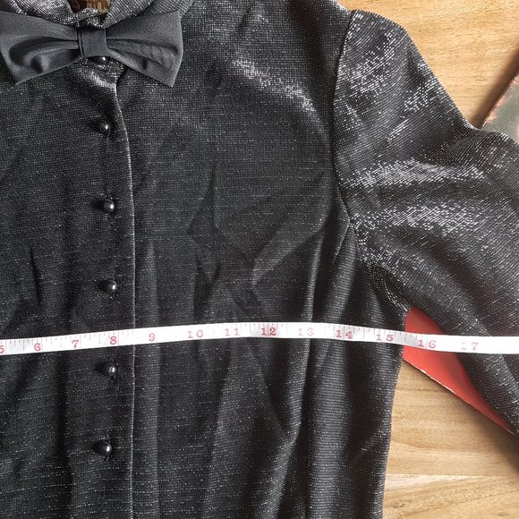 70s / 80s Vintage Randy Collection Chiffon Dress - Picture 11 of 16